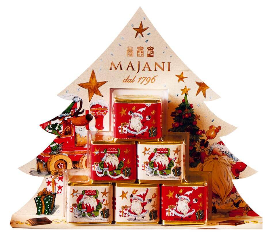 Christmas Tree Gift Box — Hazelnut & Almond Pralines