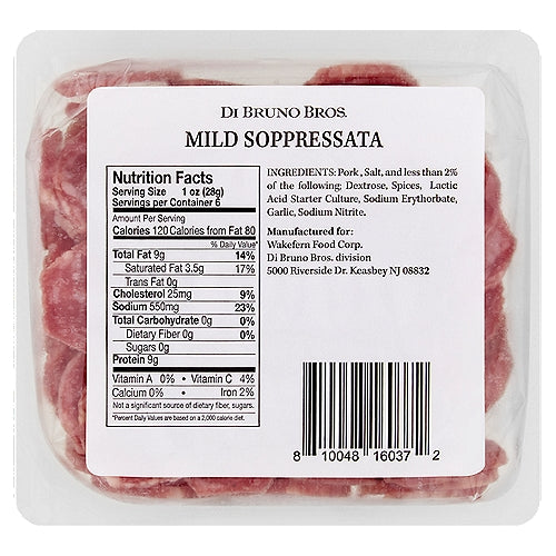 Mild Soppressata Sliced Coin Pack