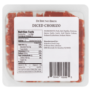 Diced Chorizo