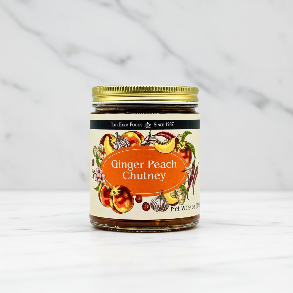 Tait Farm Foods Ginger Peach Chutney