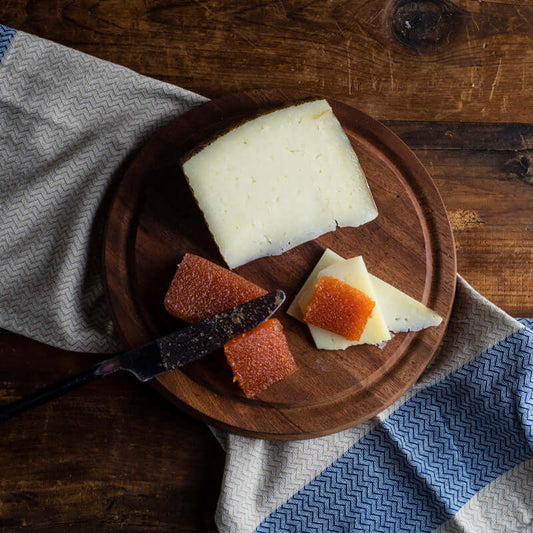 Try with fruit and Manchego cheese