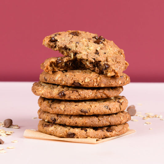 Vegan Chocolate Chip Oatmeal Cookies