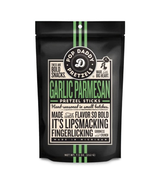Garlic Parmesan Pretzel Sticks