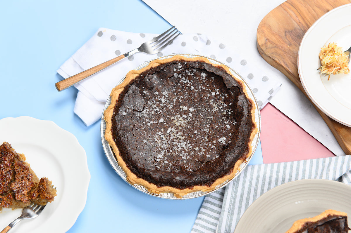 Sea Salt Chocolate Chess Pie