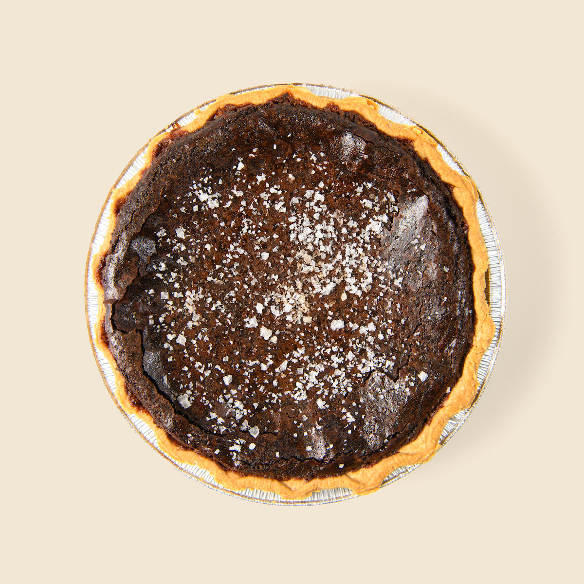 Sea Salt Chocolate Chess Pie