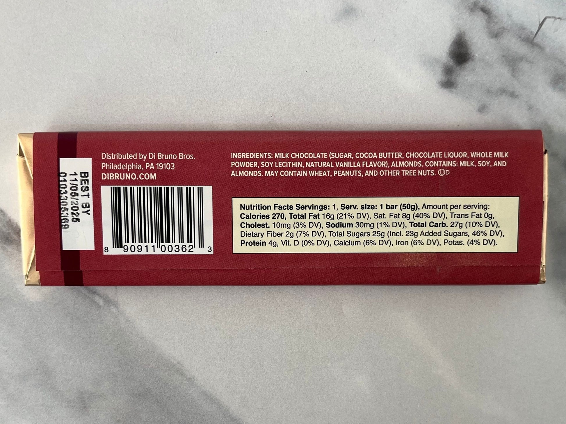 Milk Chocolate Almond Bar