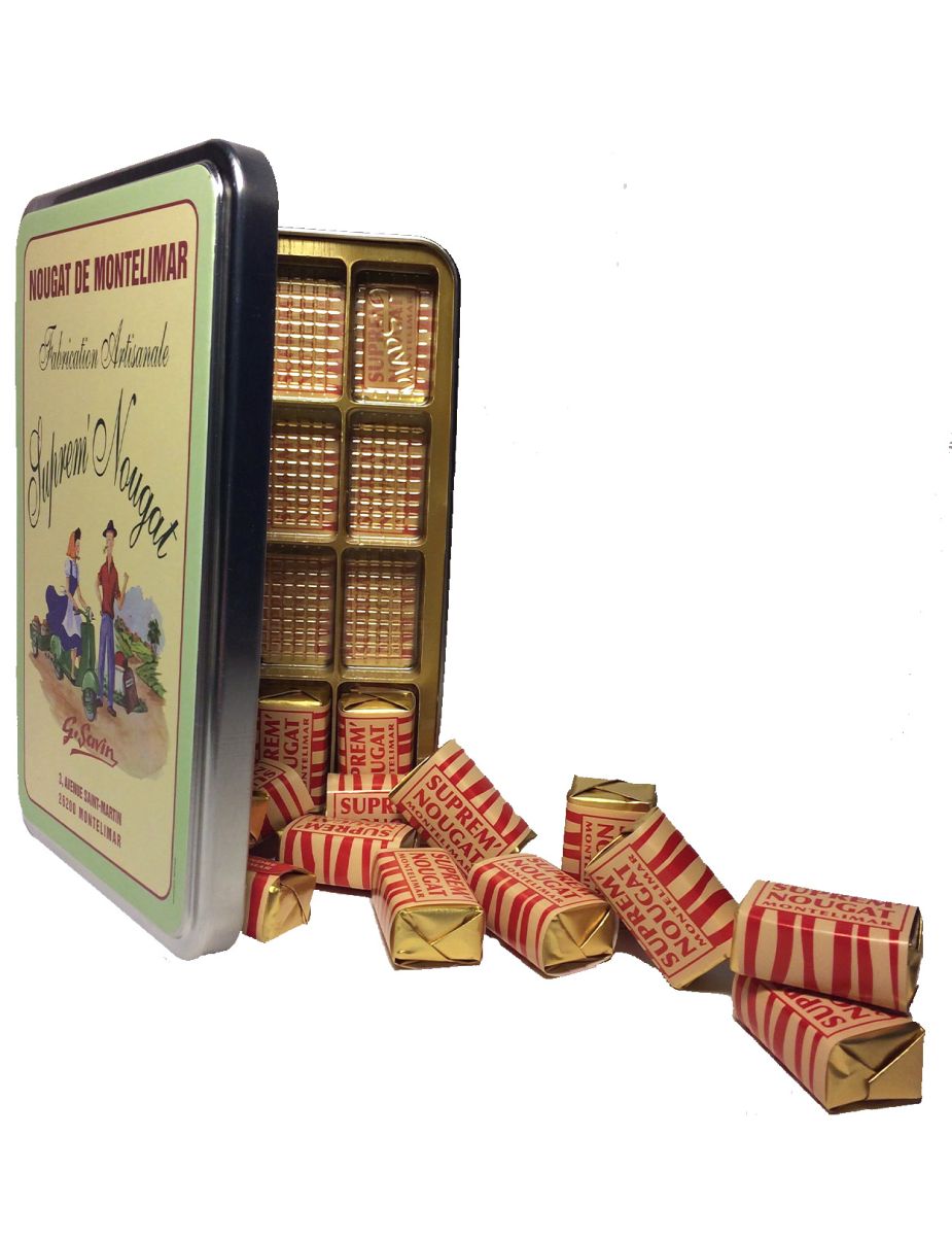G. Savin Special Edition Tin with Nougat de Montélimar with Lavender Honey