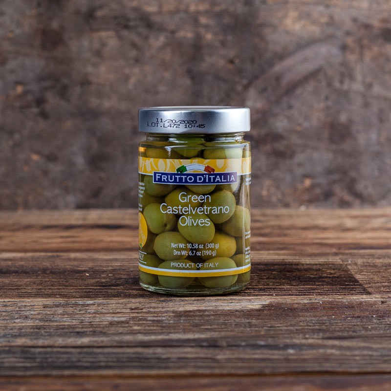 Frutto D'Italia Castelvetrano Olives Green, 6.7-Ounce Jar