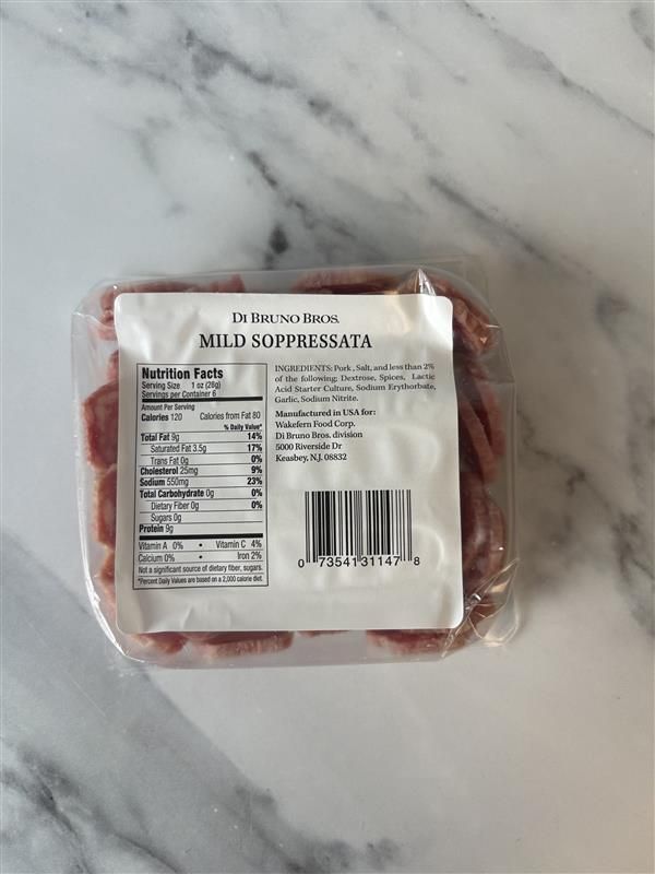 Mild Soppressata Sliced Coin Pack
