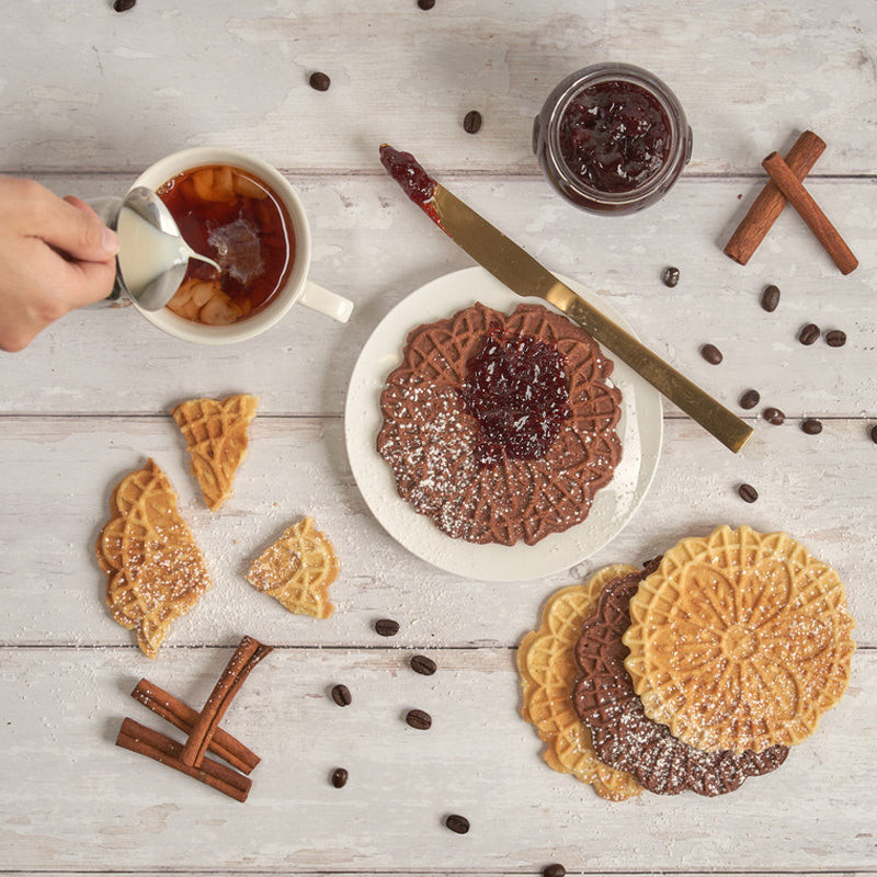 Pumpkin Pizzelles