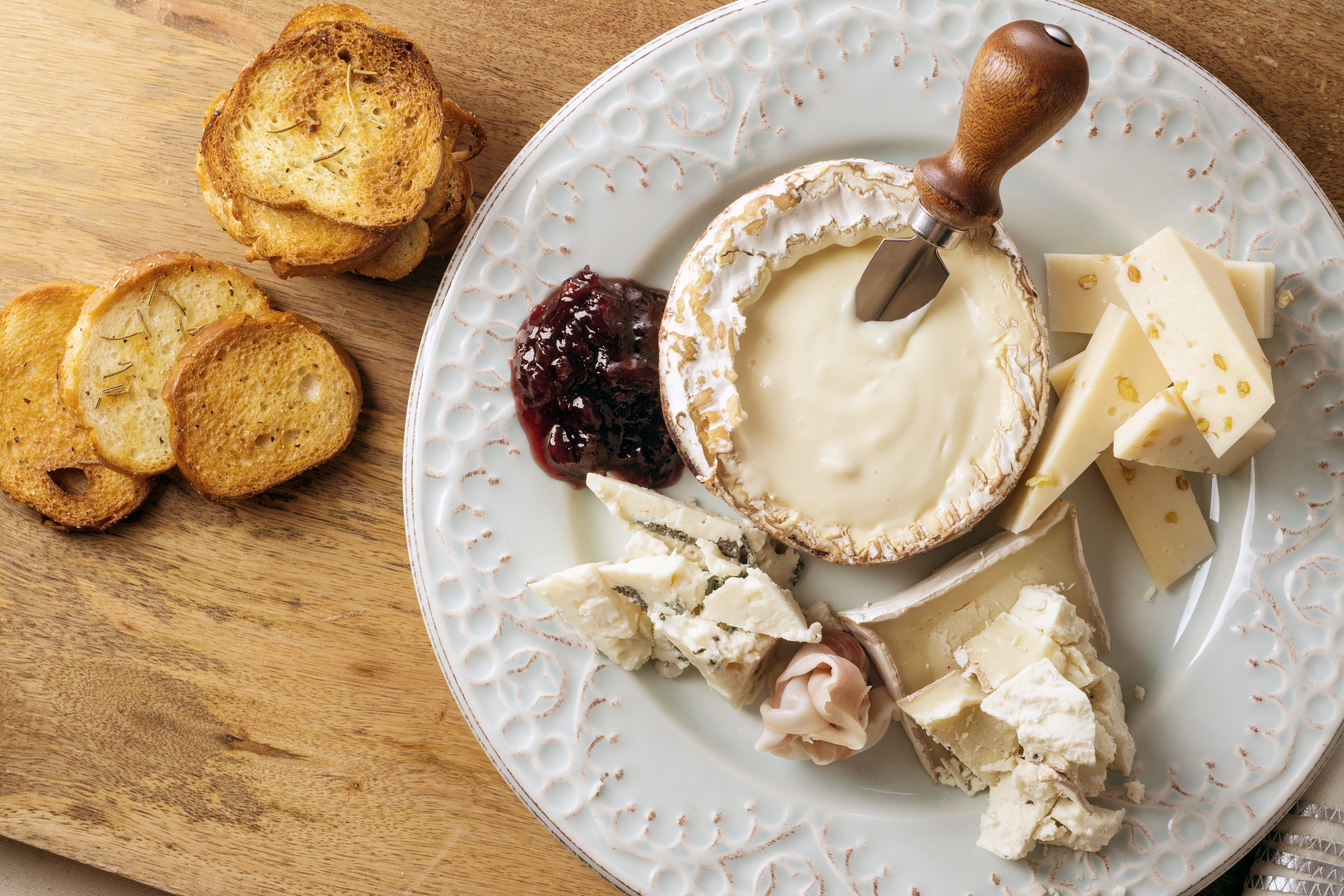 A Well-Rounded, All-American Cheese Plate