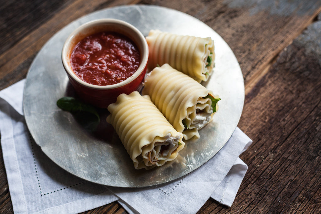 Cooking With Cheese - Lasagna Roll-Ups with Ricotta, Pepperoni and Basil