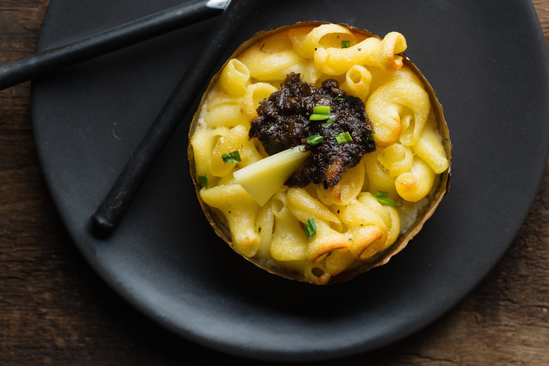 So Fancy—Mac & Cheese Tarts with Skillet’s Bacon Spread