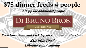 Beach Baskets by Di Bruno Bros. Catering are Shore To Please