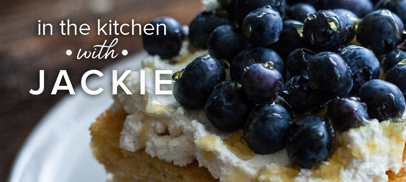 Blueberry Mascarpone Cornbread Cake