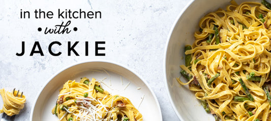 In the Kitchen with Jackie — Spring Carbonara