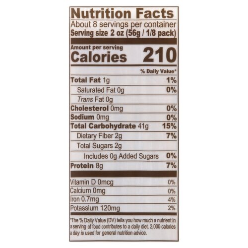 Bucatini nutrition facts: 210 calories per 2 oz (56 g) serving