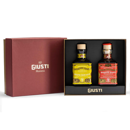 Extra Virgin Olive Oil & 3 Gold Medals Balsamic Gift Set, 2 × 8.4 fl oz