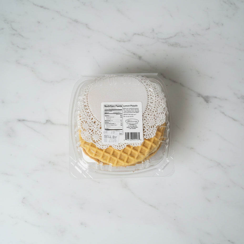 Lemon Pizzelles