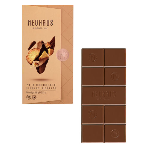 Neuhaus Milk Chocolate Crunchy Cookies Tablet