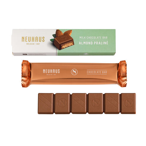 Neuhaus Milk Chocolate Almond Praline Bar