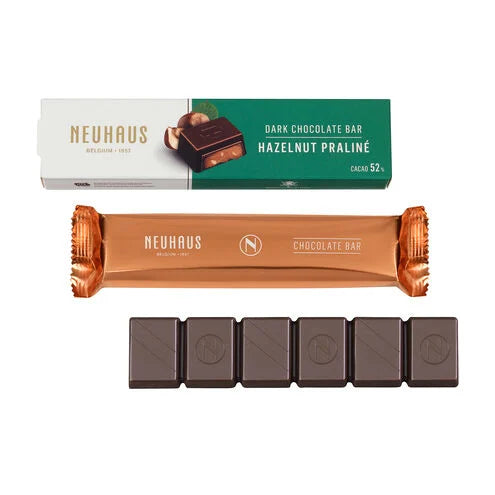 Neuhaus Dark Chocolate Hazelnut Praline Bar