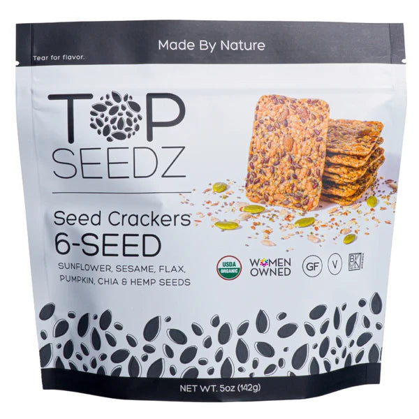 6 Seed Crackers, 5 oz