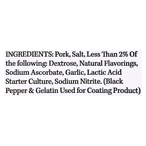 Sliced Peppered Salami