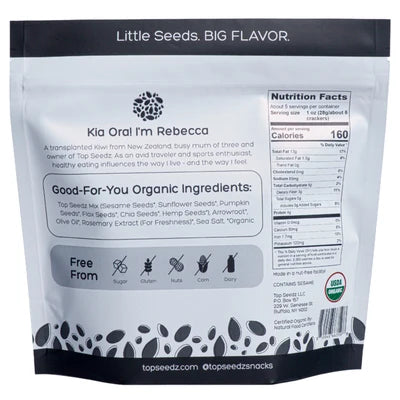 6 Seed Crackers, 5 oz
