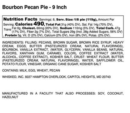 Bourbon Pecan Pie