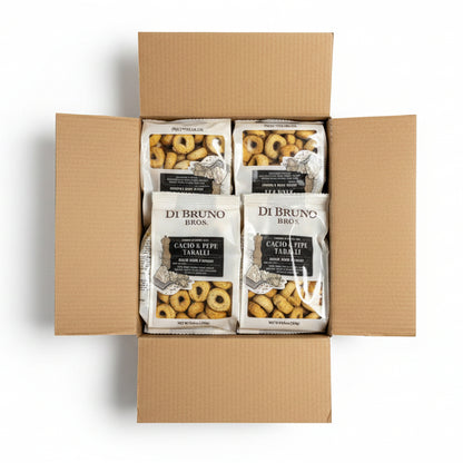 Box of DiBruno Bros. Cacio & Pepe Taralli snacks
