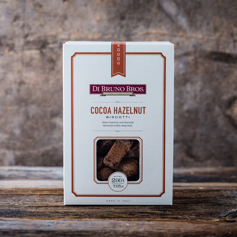 Cocoa Hazelnut Biscotti