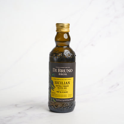 Bottle of Di Bruno Bros. Sicilian Extra Virgin Olive Oil.