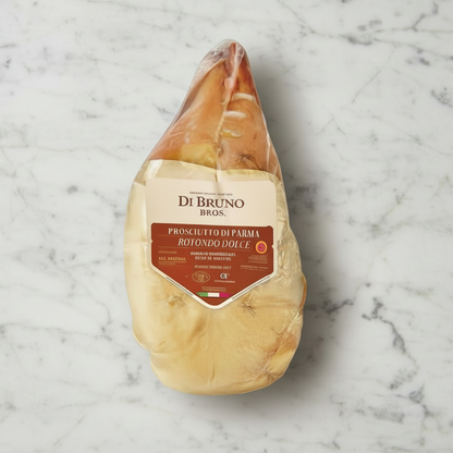 Prosciutto Di Bruno Bros on a white background