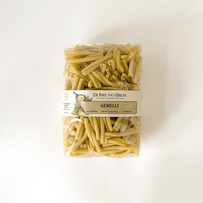 Packaged Gemelli pasta by Di Bruno Bros.