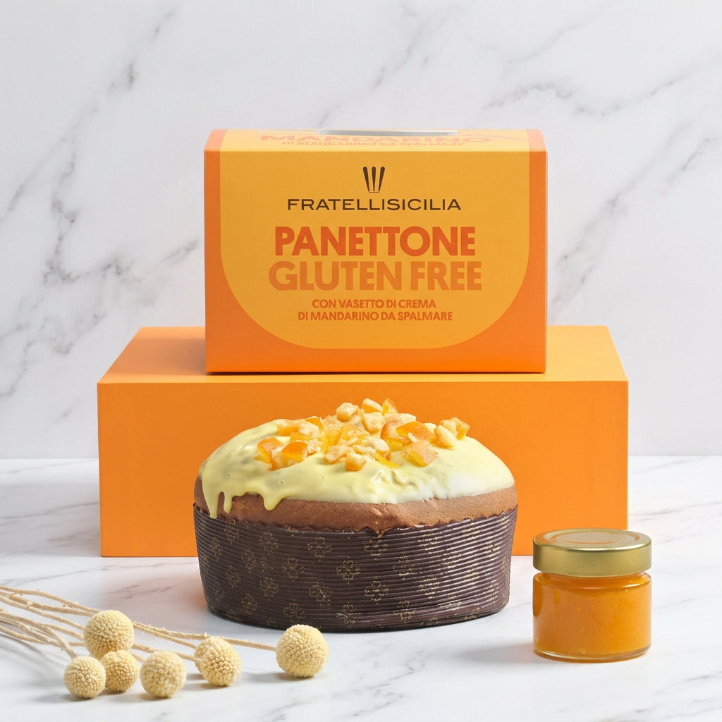 Gluten-Free Panettone — Sicilian Tangerine & Tangerine Cream