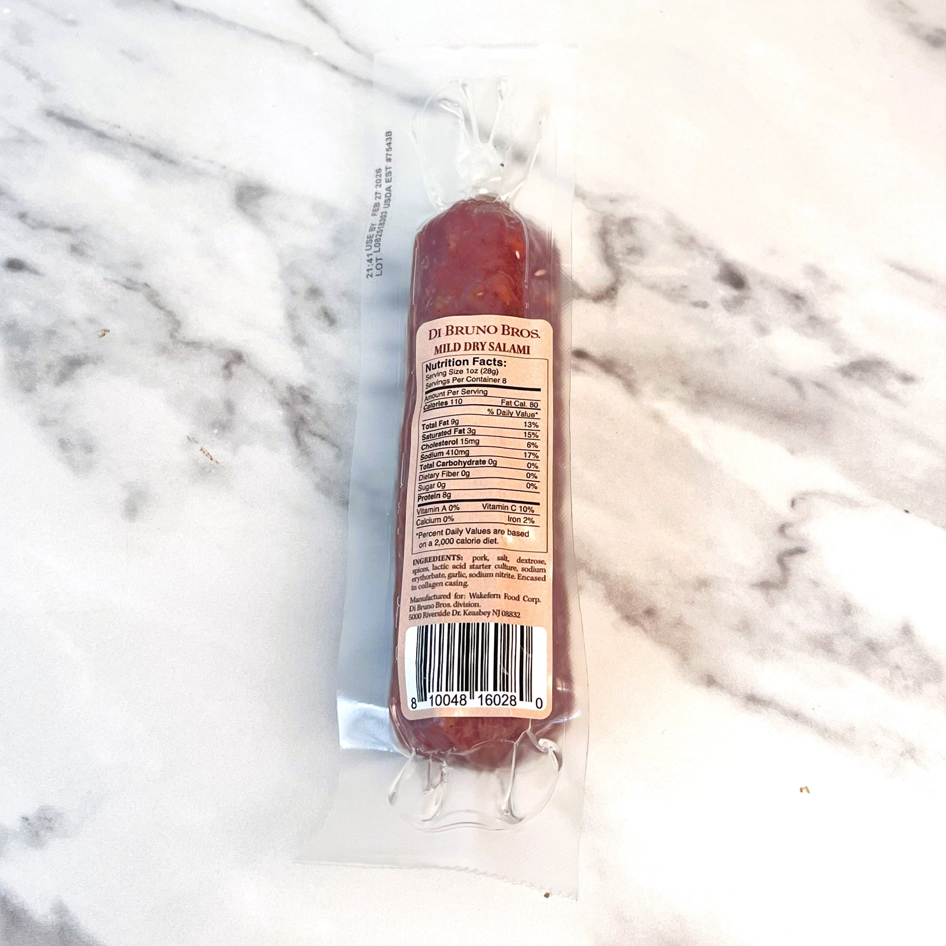 Mild Italian Dry Salami Chub