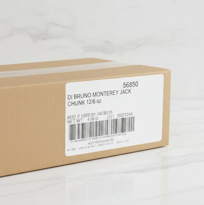 Cardboard box with a label on a white background
