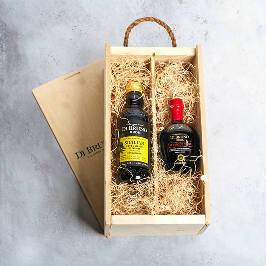 Di Bruno Bros Olive Oil & Balsamic Vinegar Gourmet Gift Crate