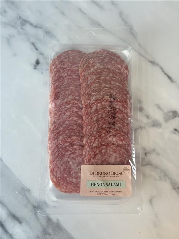 Sliced Genoa Salami
