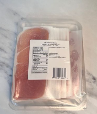 Sliced Prosciutto Large Tray