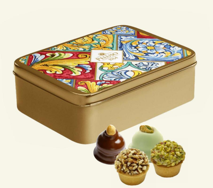 Peluso Moretti And Canestrini Sicilian Cookies Gift Tin