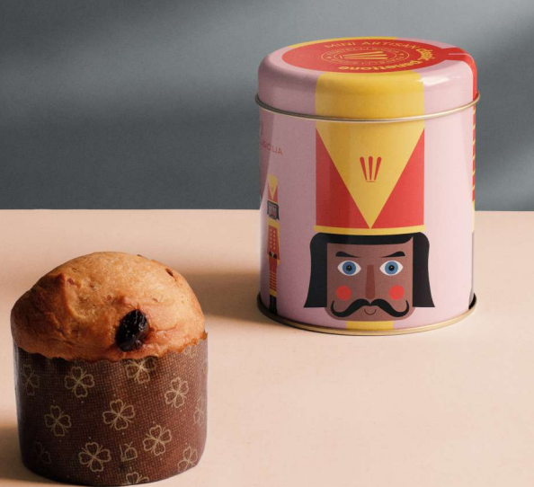 Mini Panettone — Classic with Candied Fruit & Raisins