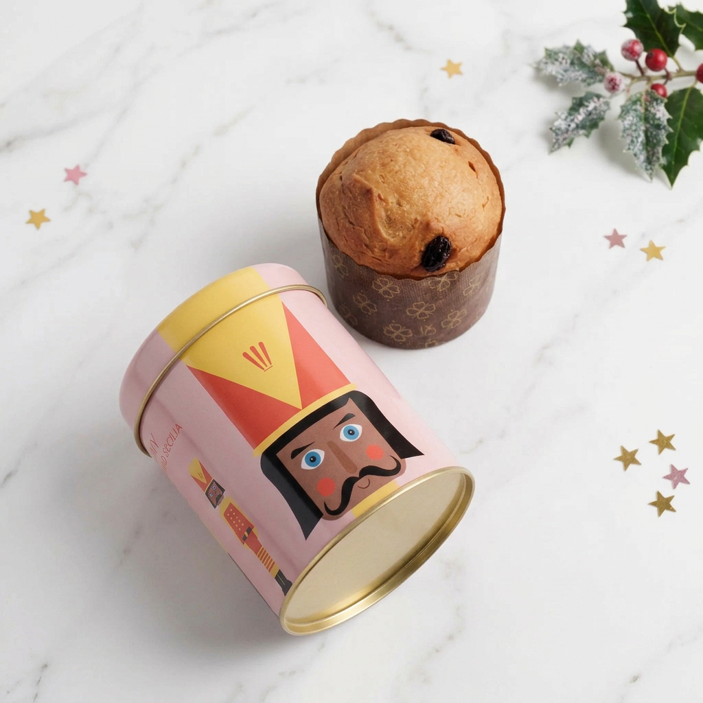 Mini Panettone — Classic Candied Fruit & Raisins in Collectible Tin