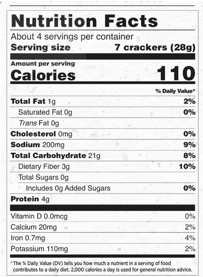 Rye Sourdough Crackers, 4.06 oz