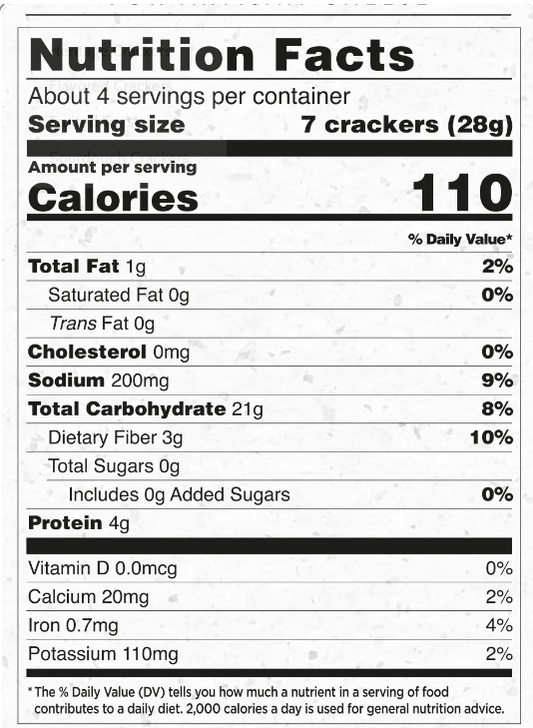 Rye Sourdough Crackers, 4.06 oz
