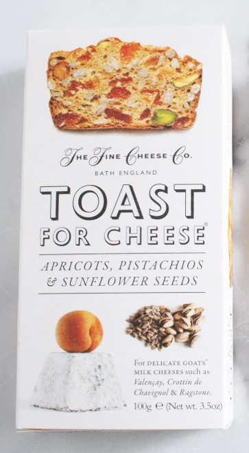 Apricot, Pistachio & Sesame Toasts for Cheese, 3.5 oz