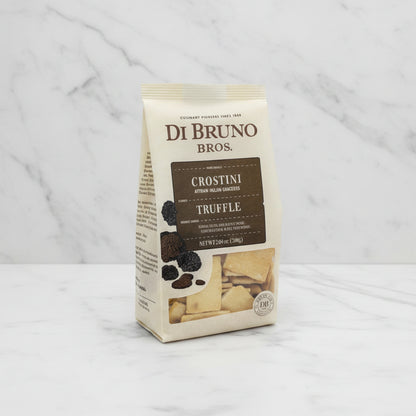 Di Bruno Bros. Truffle Crostini packaging on a white background