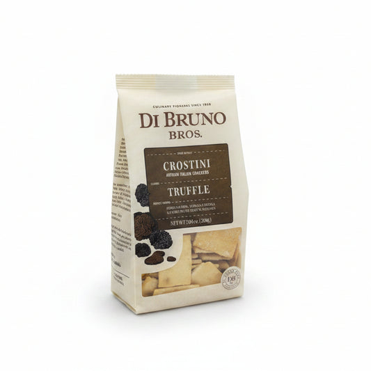 Di Bruno Bros. Truffle Crostini packaging on a white background
