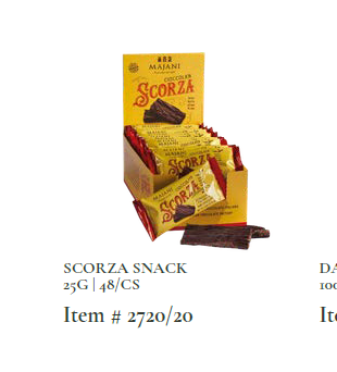 Majani Scorza Chocolate Snack 25g